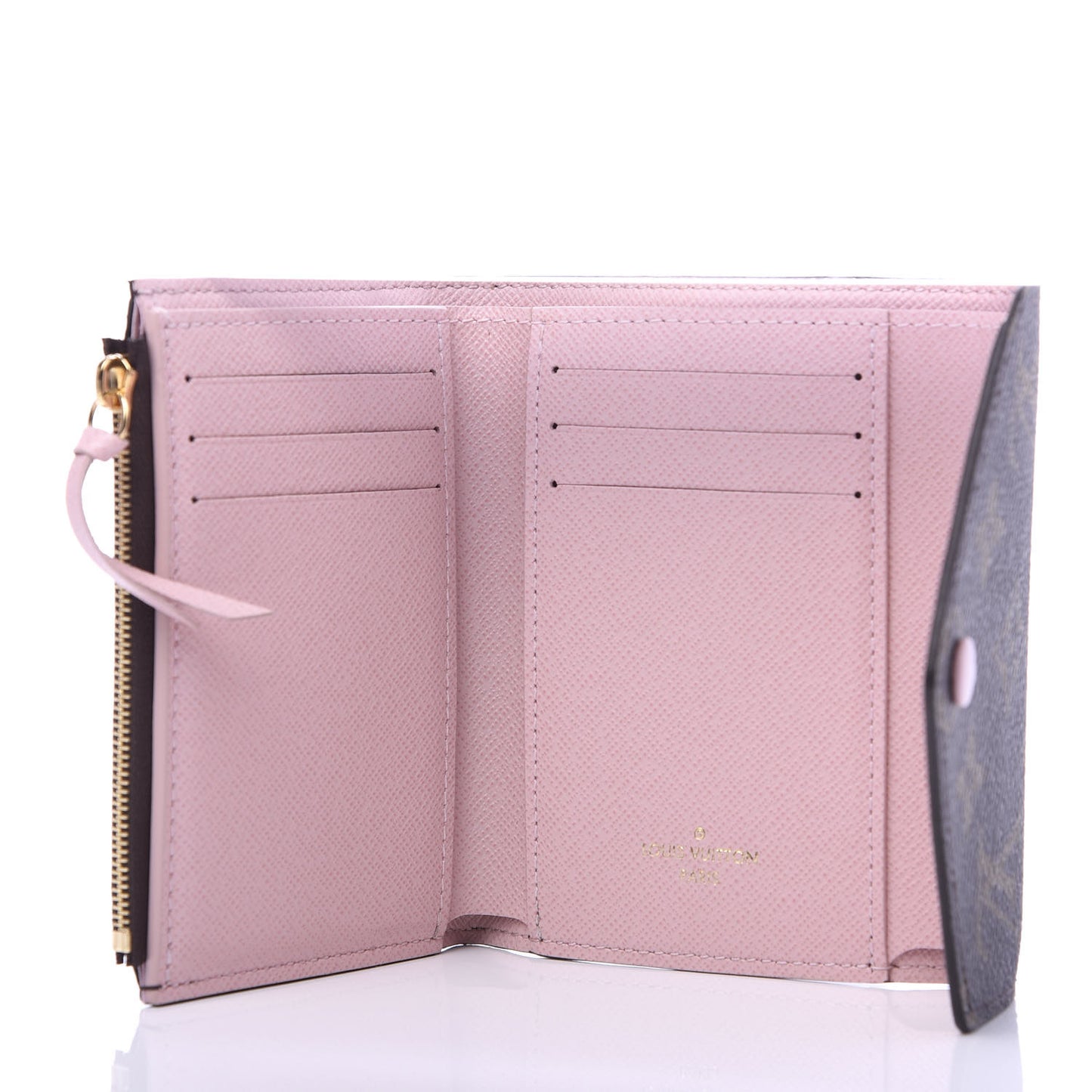 Monogram Victorine Wallet Rose Ballerine
