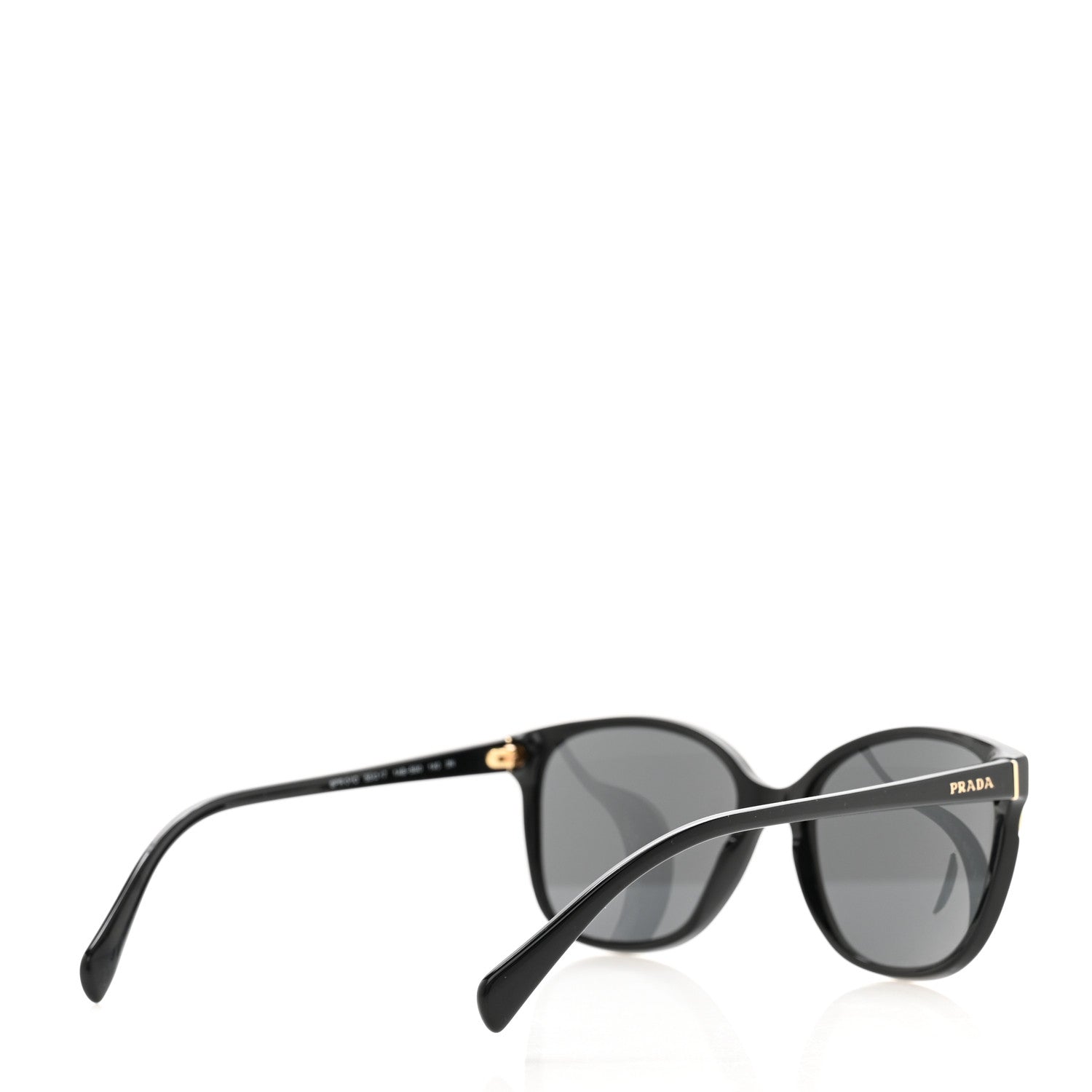 Prada Acetate Sunglasses SPR 01O Black 4 of 7