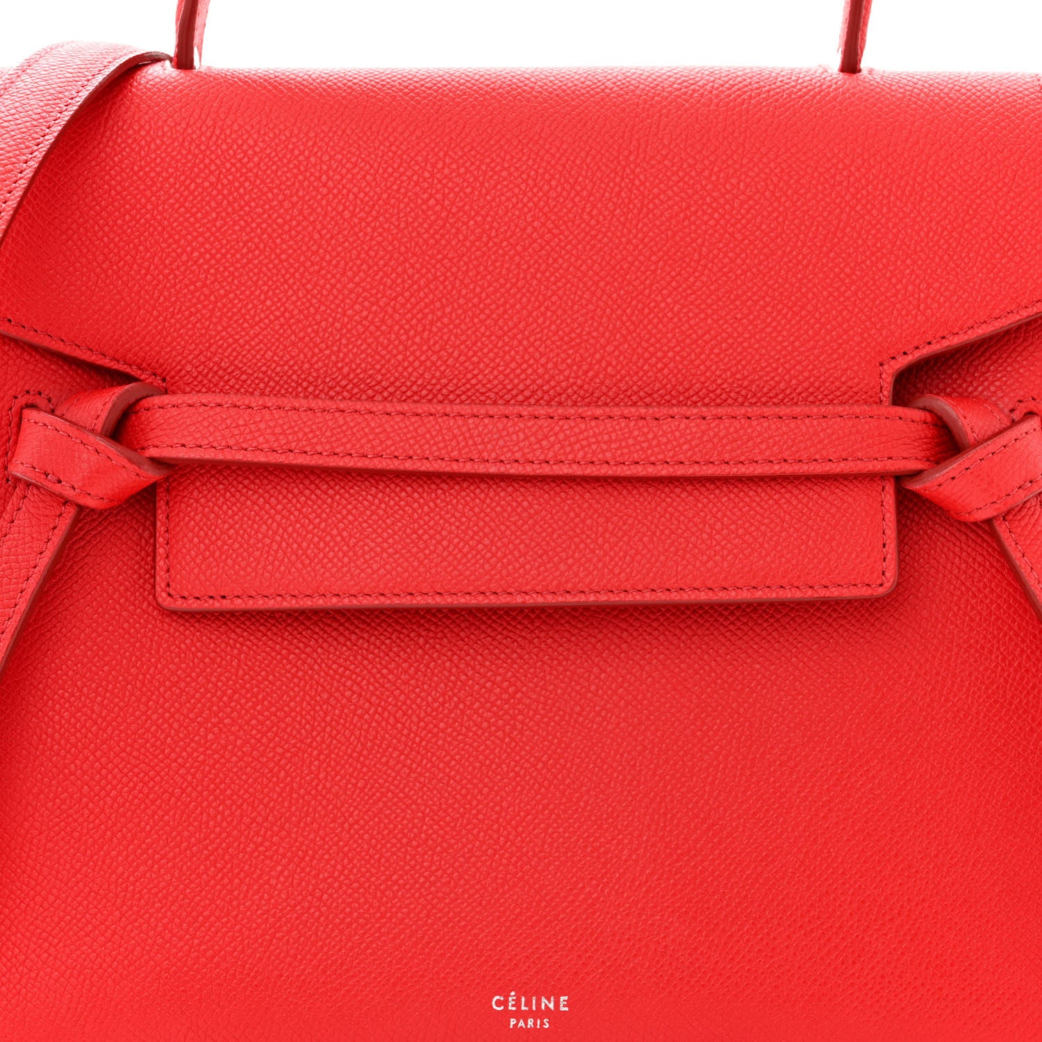 Celine Baby Grained Calfskin Micro Belt Bag Poppy 9 of 12