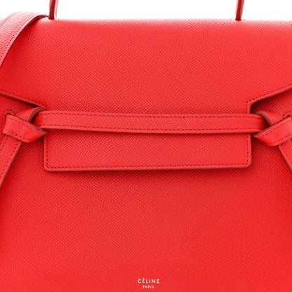 Celine Baby Grained Calfskin Micro Belt Bag Poppy 9 of 12