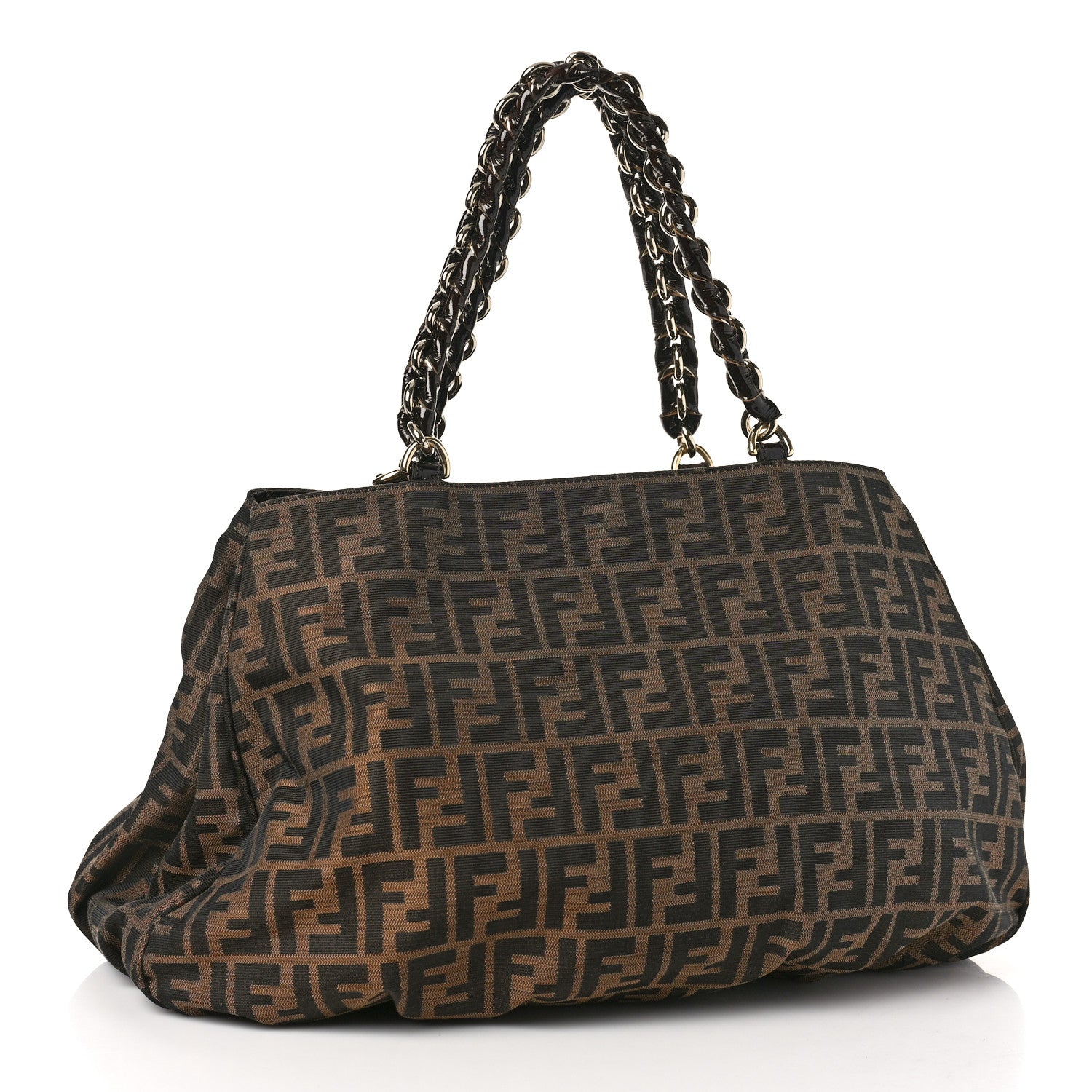 Fendi Zucca Mia Tote Tobacco 3 of 8