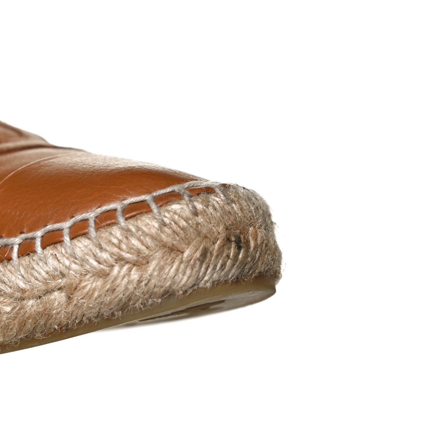 Lambskin CC Espadrilles 40 Brown