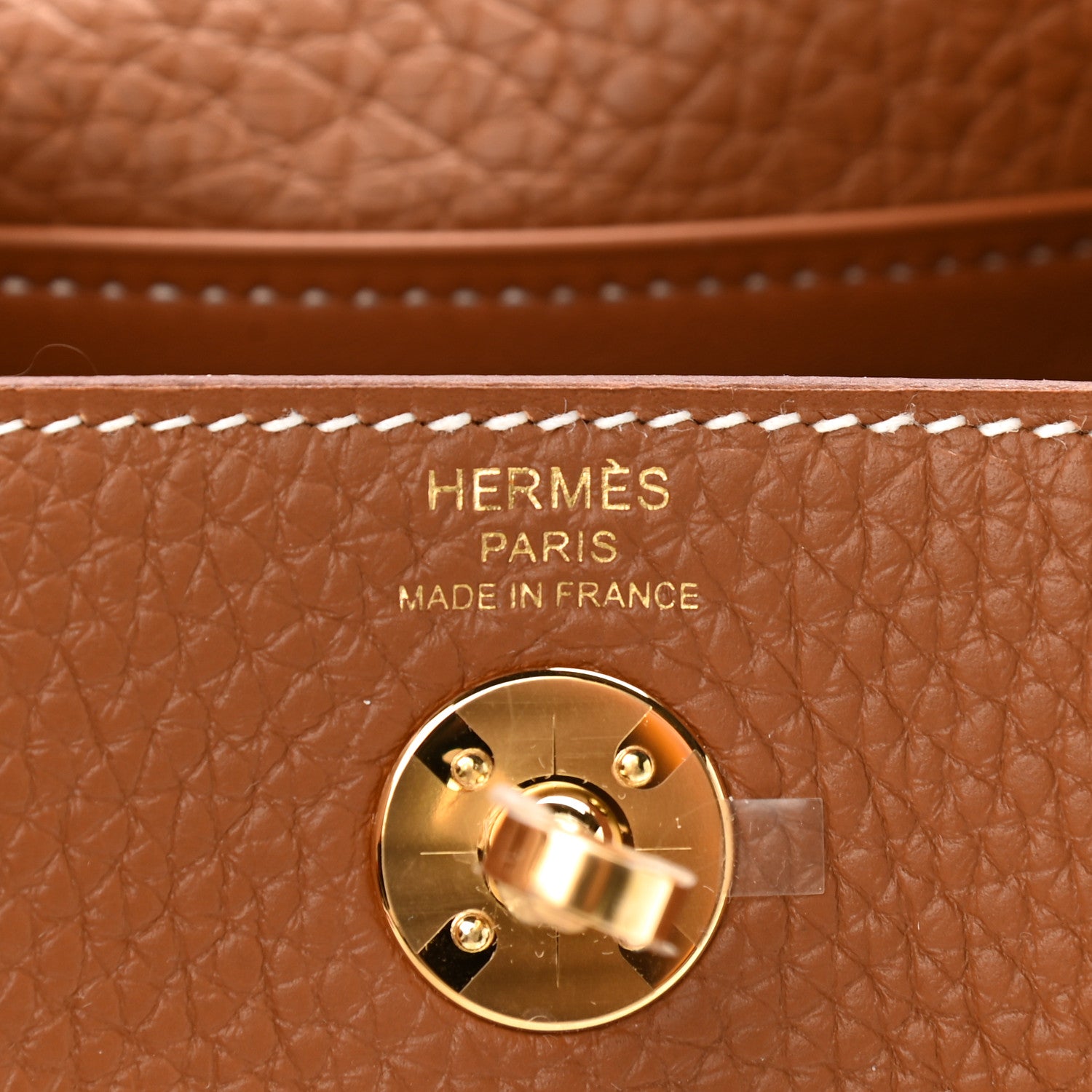 Hermes Taurillon Clemence Mini Lindy 20 Gold 6 of 9