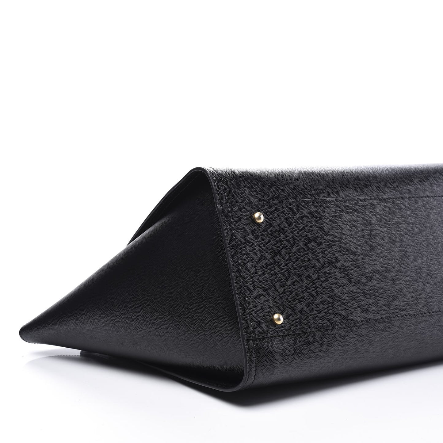 Caviar Medium Studded Deauville Tote Black