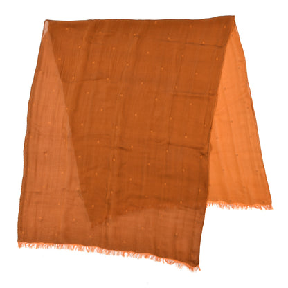 Hermes Silk Fringe Stole Yellow 2 of 4