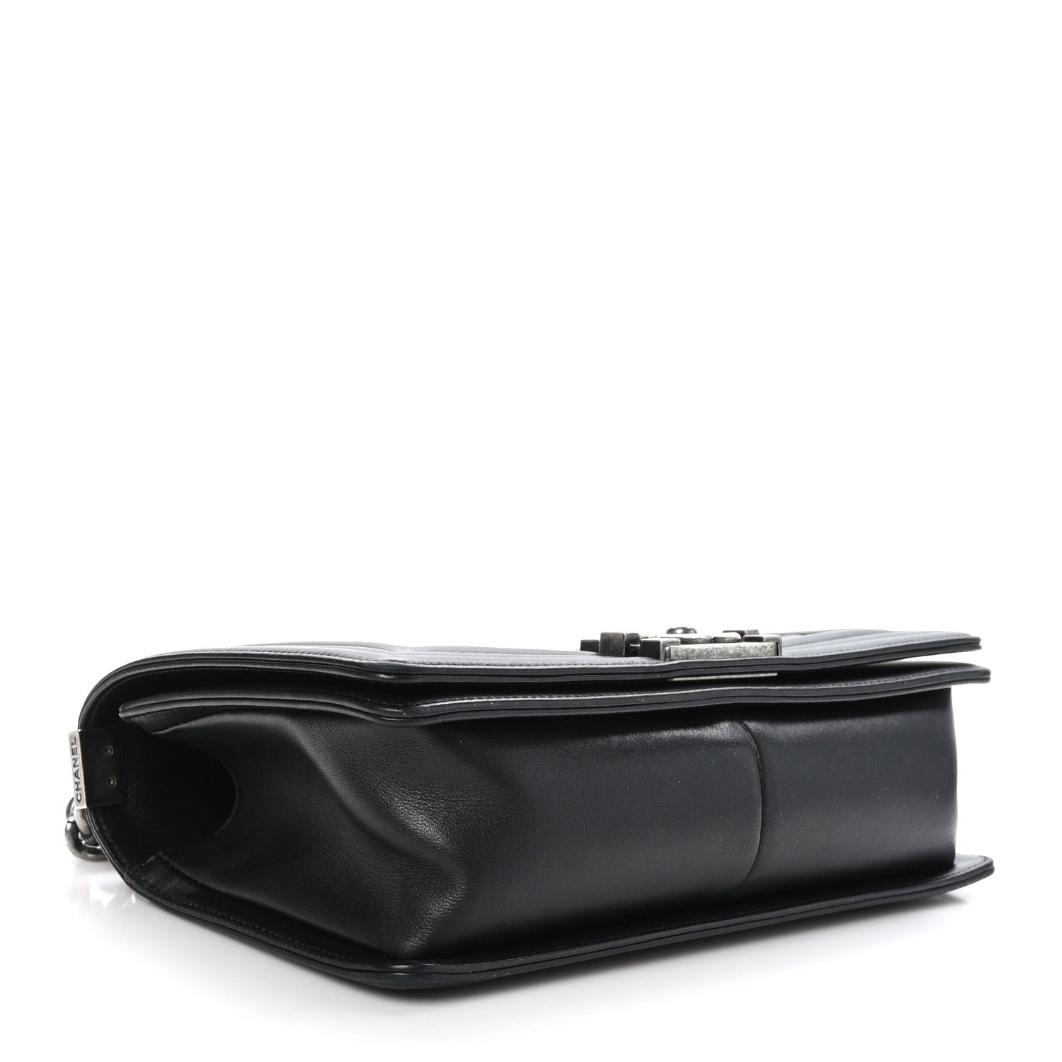 Chanel Lambskin Quilted Medium Boy Flap Black 4 of 11