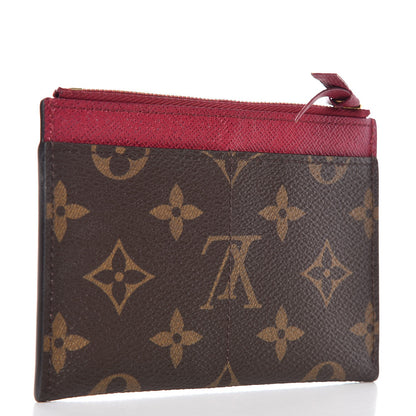 Louis Vuitton Monogram Zipped Card Holder Fuchsia 3 of 6