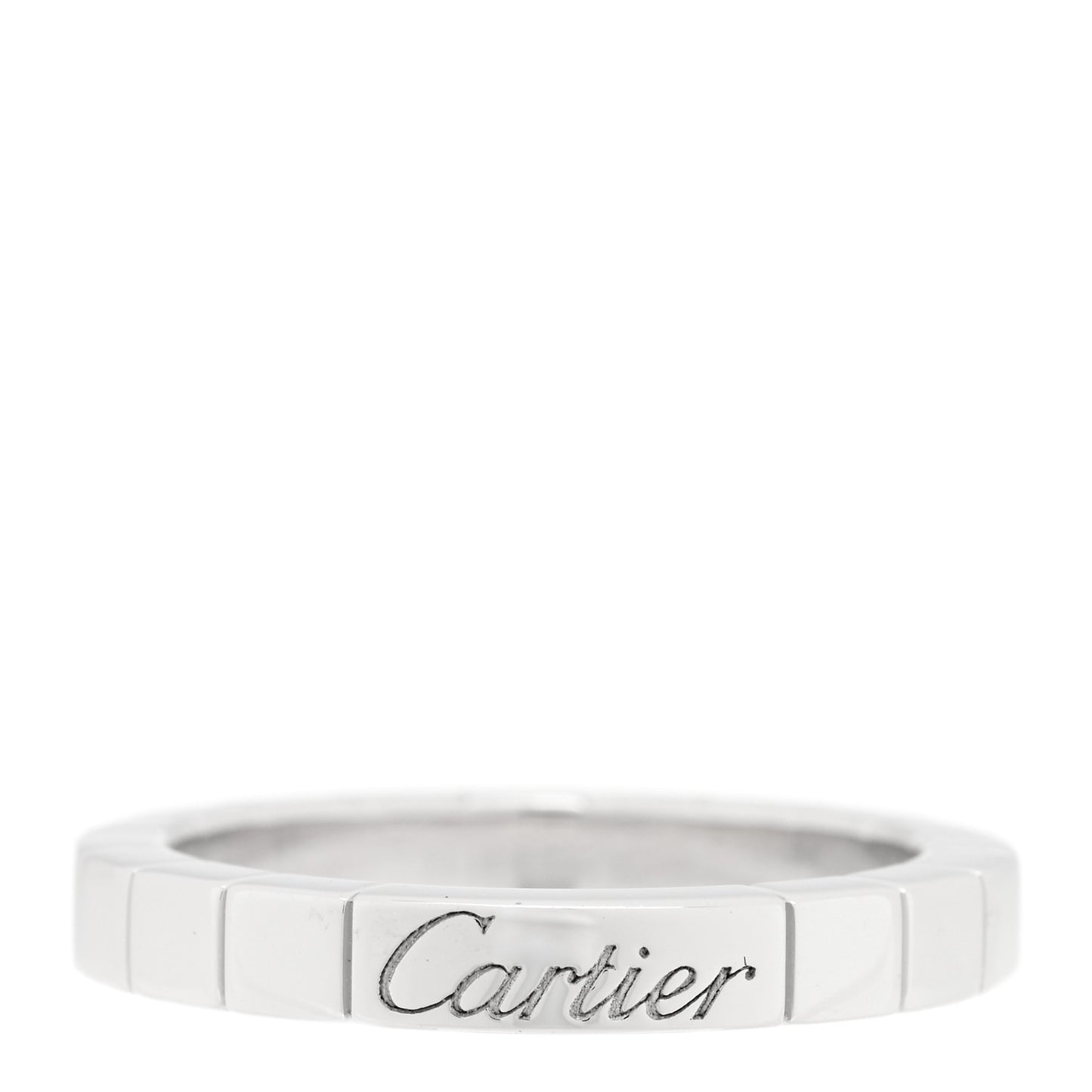 18K White Gold Lanieres Ring 51 5.75