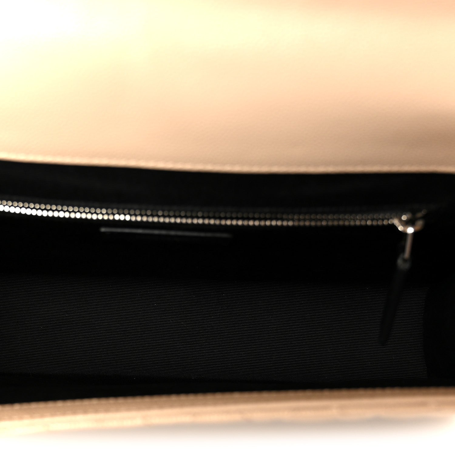 Saint Laurent Grain De Poudre Large Tri-Quilt Monogram Satchel Dark Beige 5 of 11