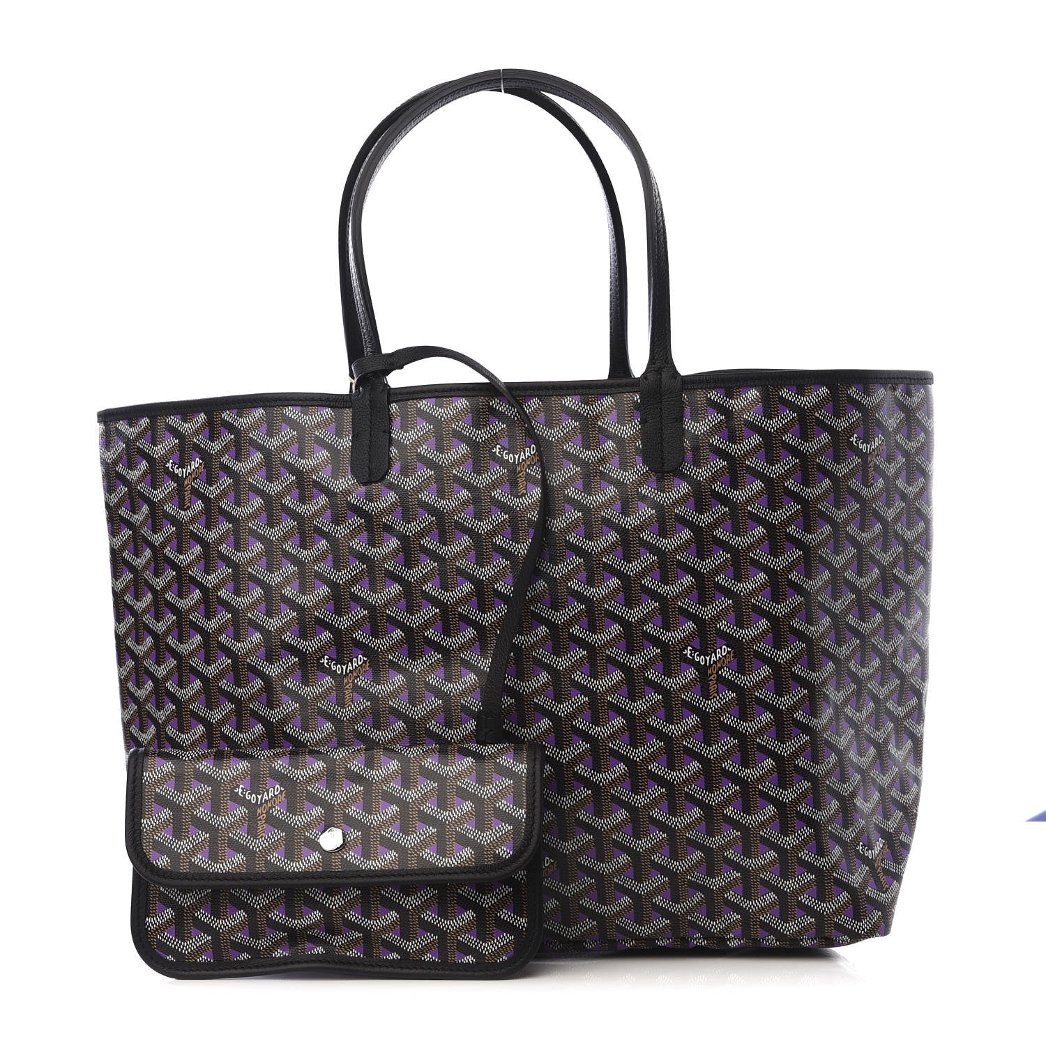 Goyard Goyardine Saint Louis Claire Voie PM Black Violet 1 of 8