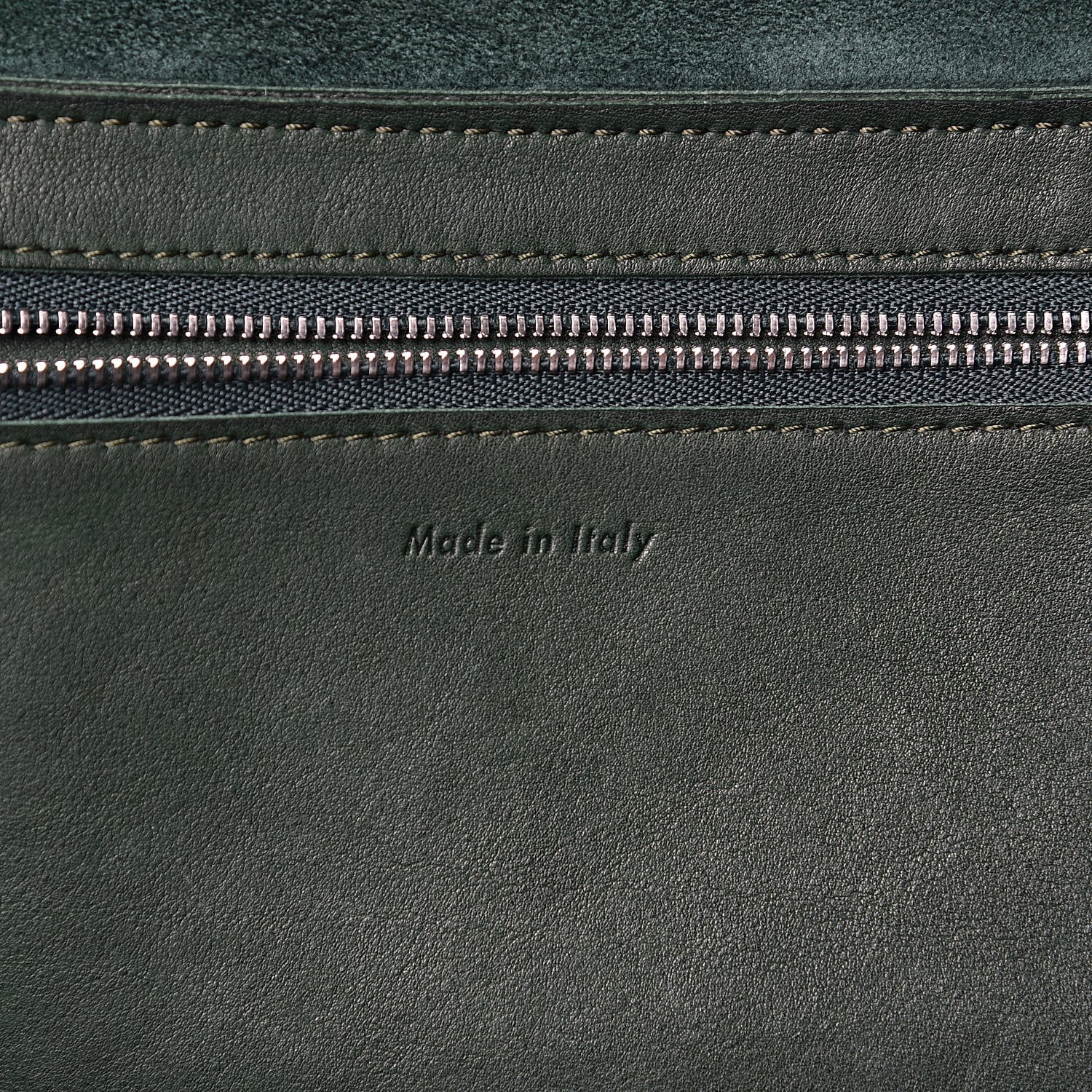 Celine Smooth Calfskin Medium Big Bag Dark Green 7 of 15