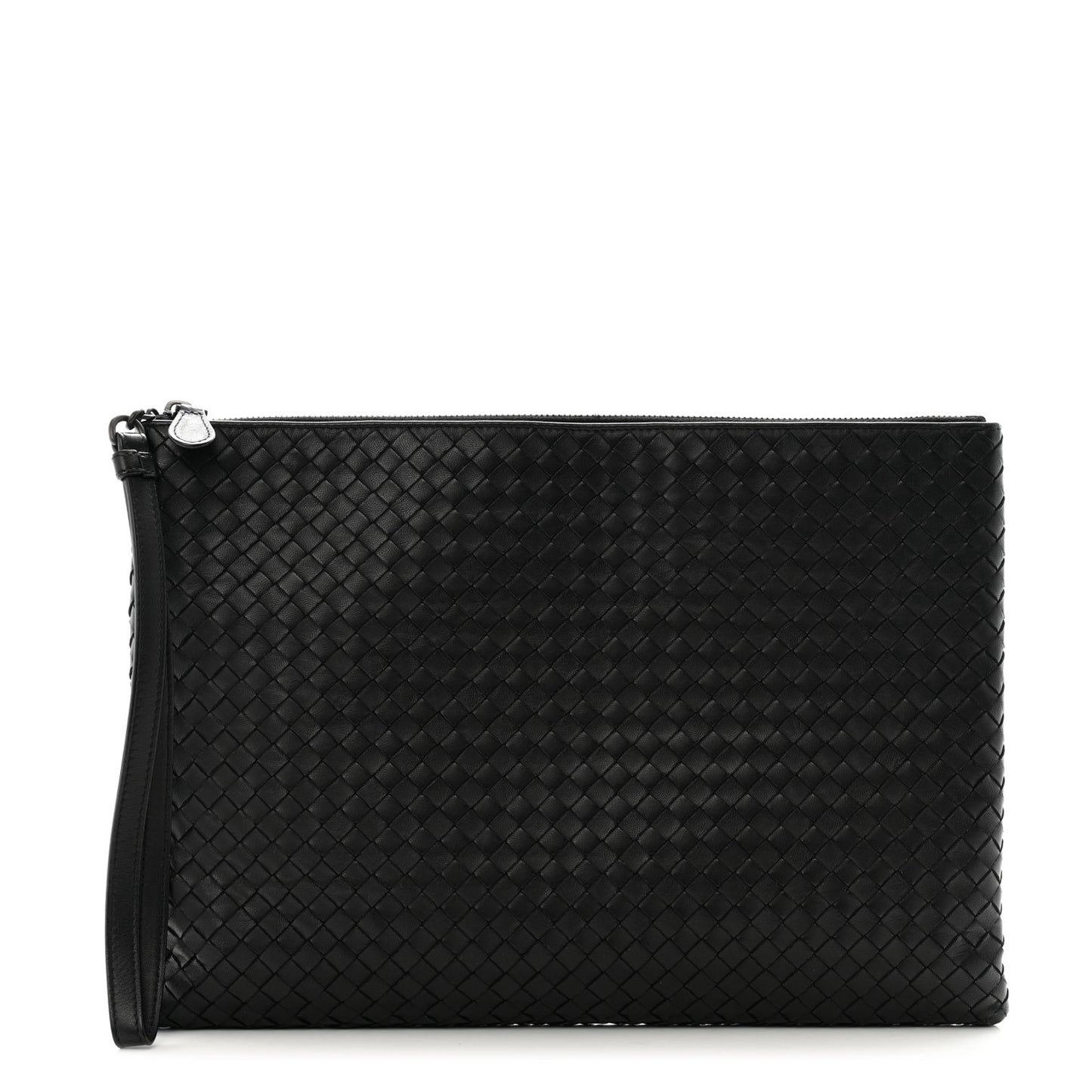 Nappa Intrecciato Document Case Black