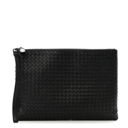 Bottega Veneta Nappa Intrecciato Document Case Black 1 of 10