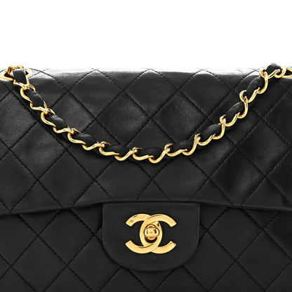 Chanel Lambskin Quilted Small Double Flap Black 9 of 16