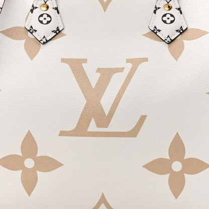 Louis Vuitton Monogram Giant Speedy Bandouliere 30 Kaki Beige 7 of 11