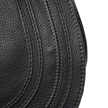 Chloe Calfskin Medium Marcie Round Crossbody Bag Black 8 of 8