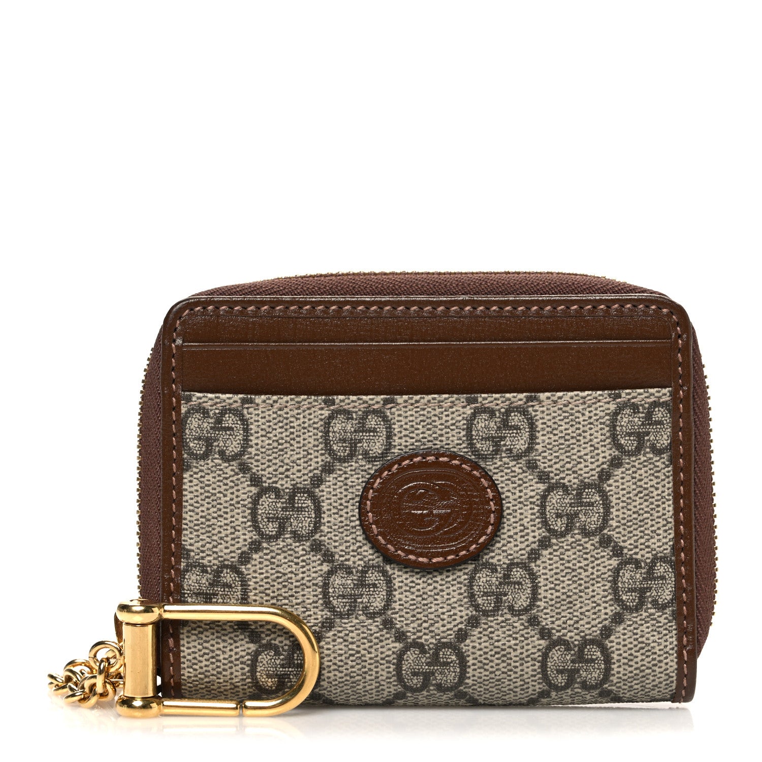 Gucci GG Supreme Monogram Azalea Calfskin Retro Interlocking G