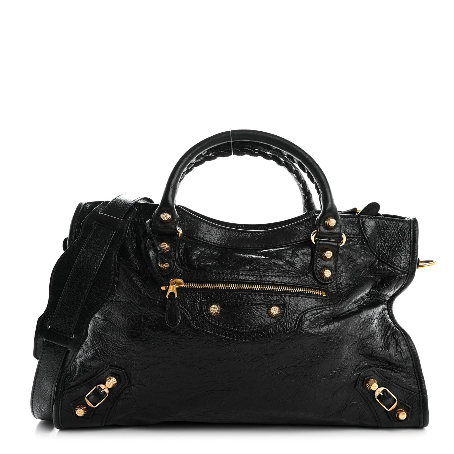 Agneau Giant 12 Gold Hardware City Black