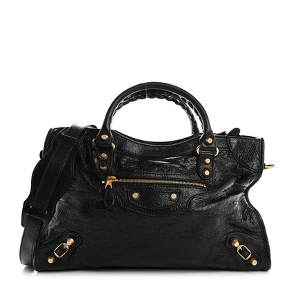 Balenciaga Agneau Giant 12 Gold Hardware City Black 1 of 14