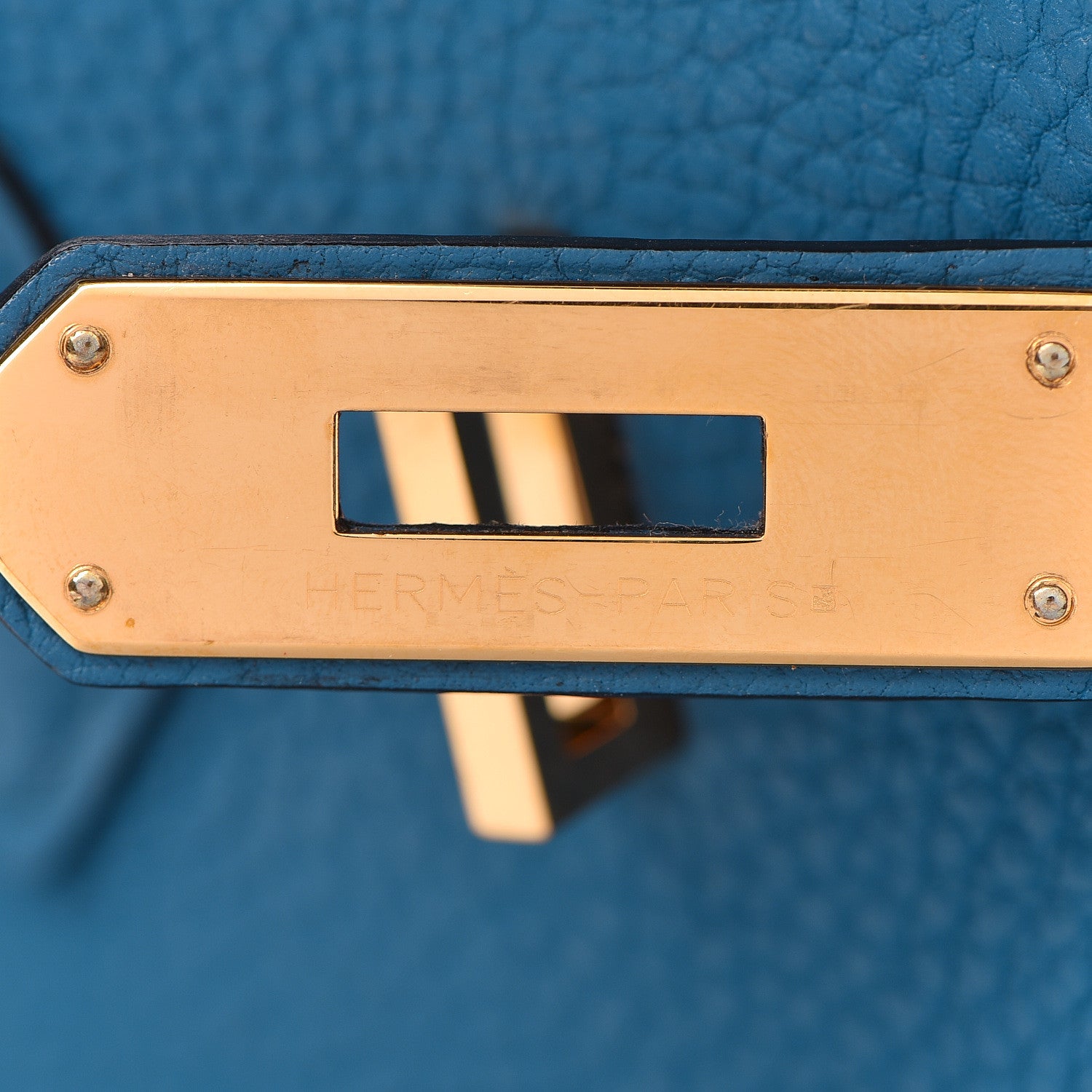 Hermes Togo Birkin 30 Bleu De Galice 26 of 43