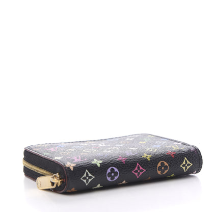 Louis Vuitton Monogram Multicolor Zippy Coin Purse Black Grenade 3 of 5