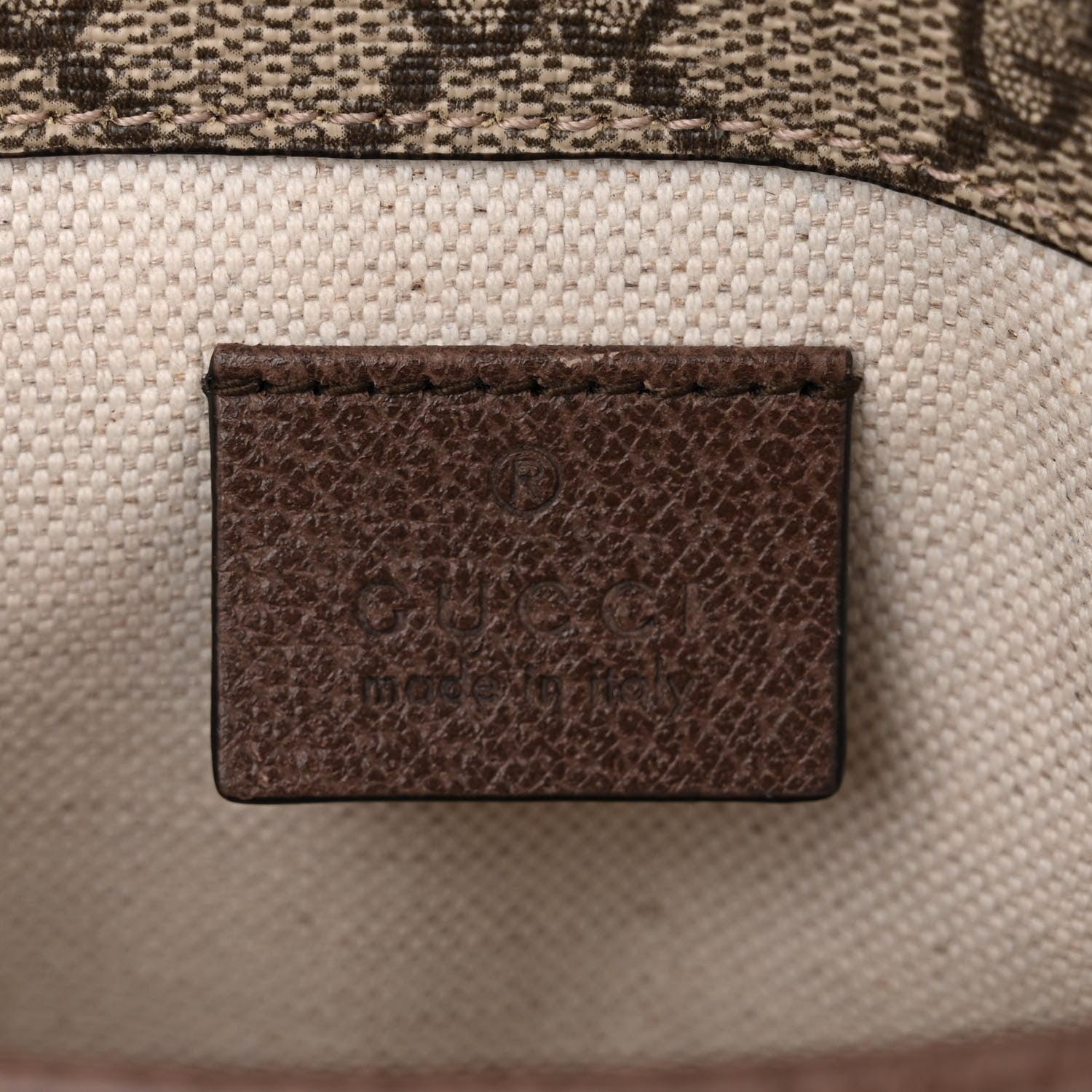 Gucci GG Supreme Monogram Neo Vintage Web Belt Bag Brown 6 of 10