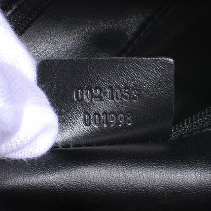Gucci Monogram Drawstring Shoulder Bag Black 7 of 8