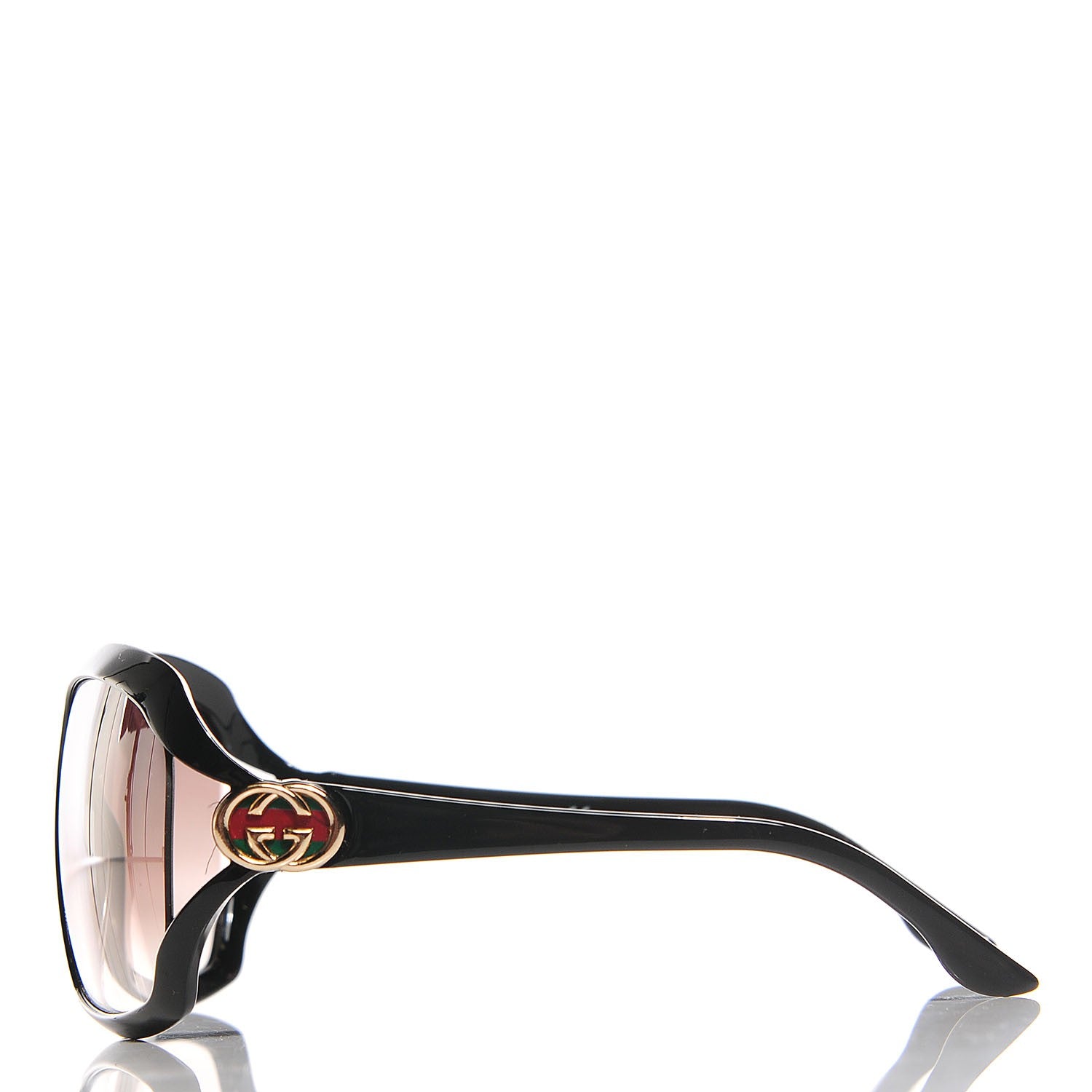 Gucci GG Web Sunglasses 3110/S Black 2 of 6