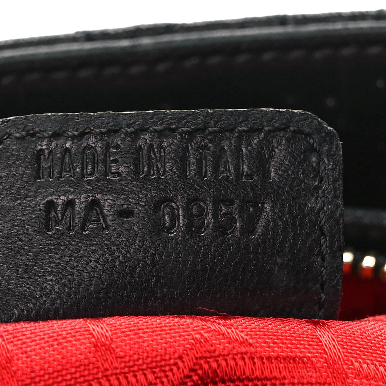 Christian Dior Lambskin Cannage Medium Lady Dior Black 7 of 13