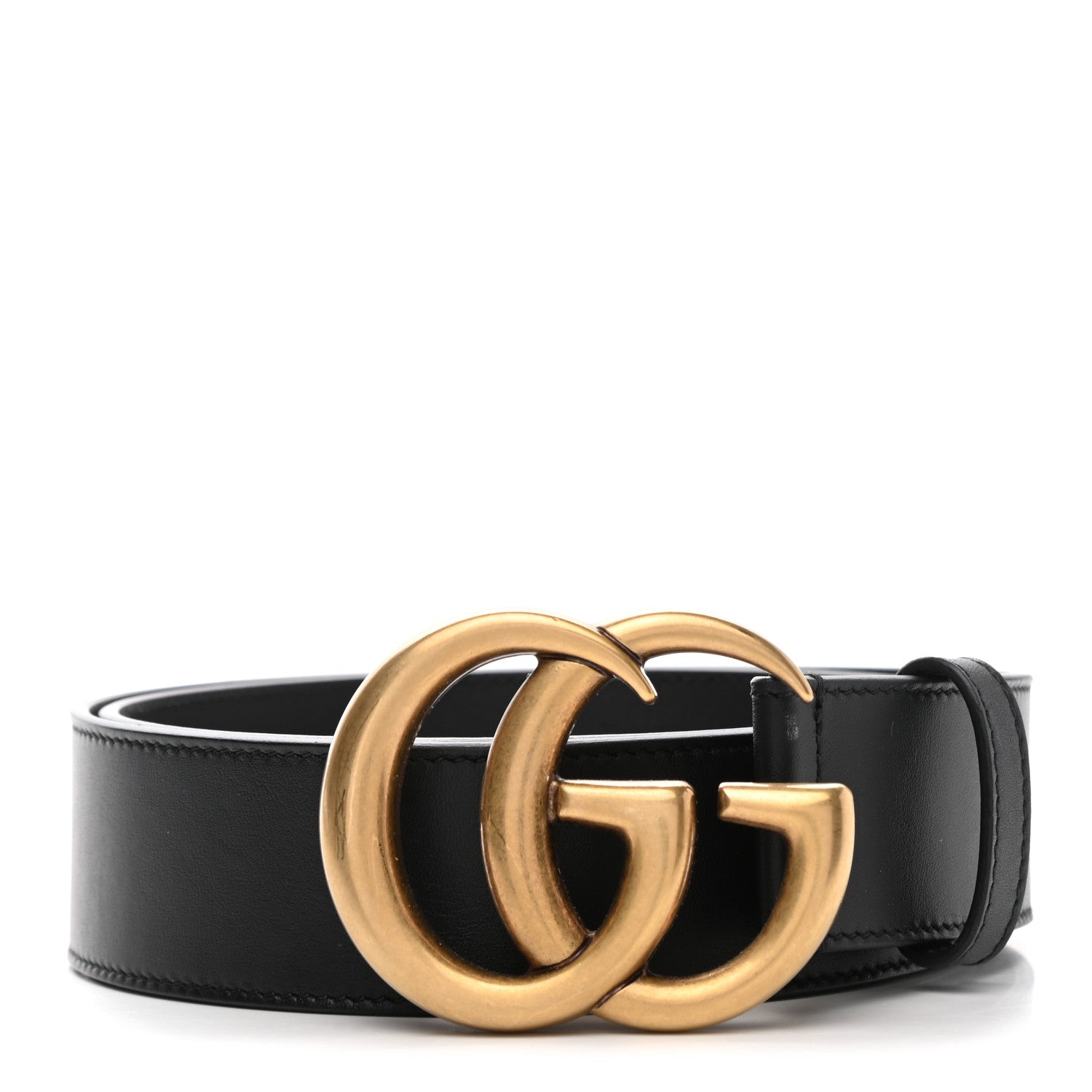 Gucci Calfskin Double G 40mm Belt 85 34 Black 1 of 6