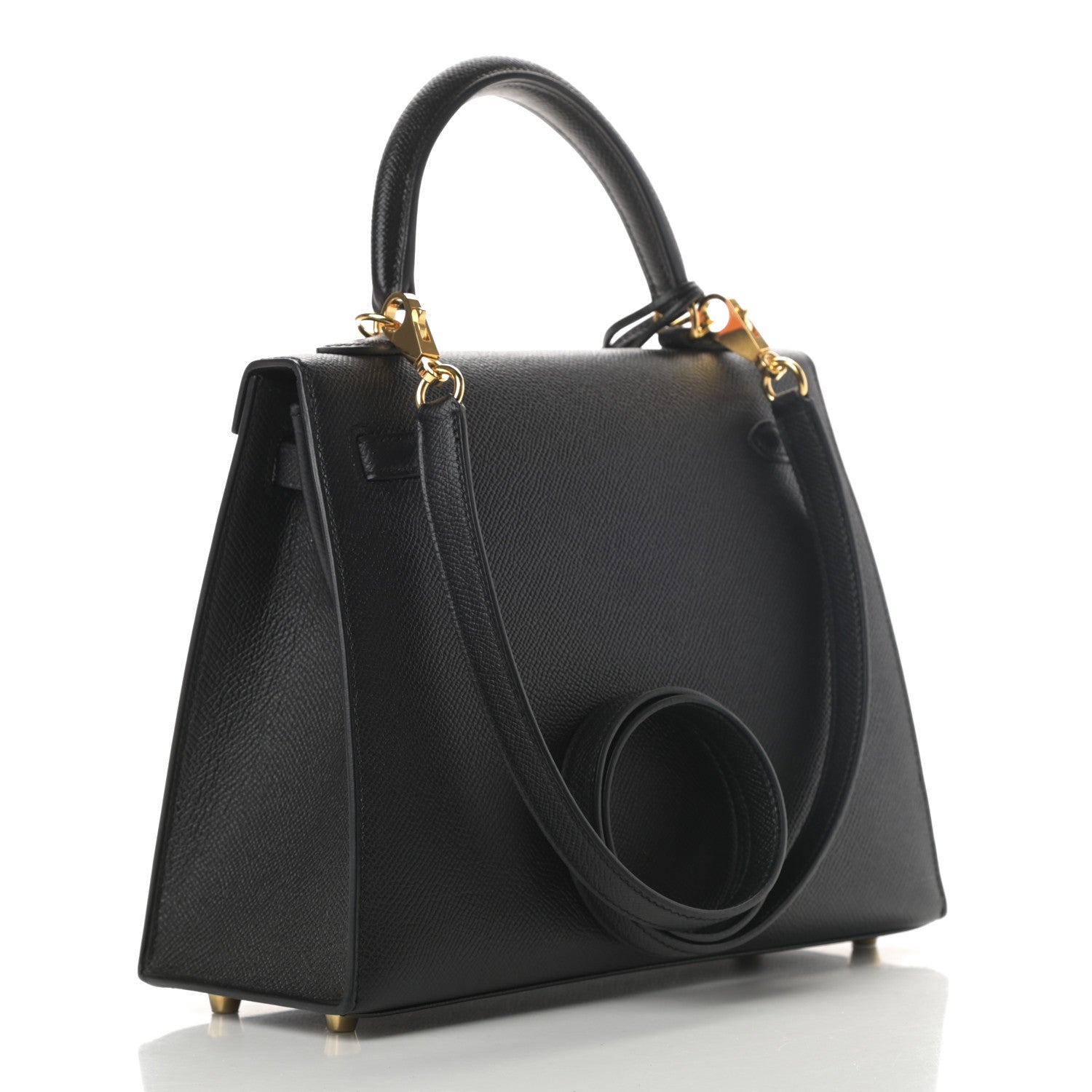 Hermes Epsom Kelly Sellier 25 Black 3 of 12