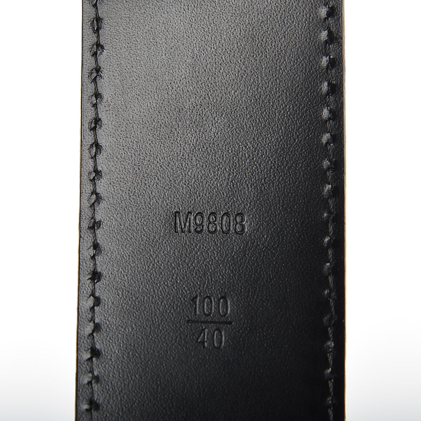 Damier Graphite LV Initiales Belt 100 40