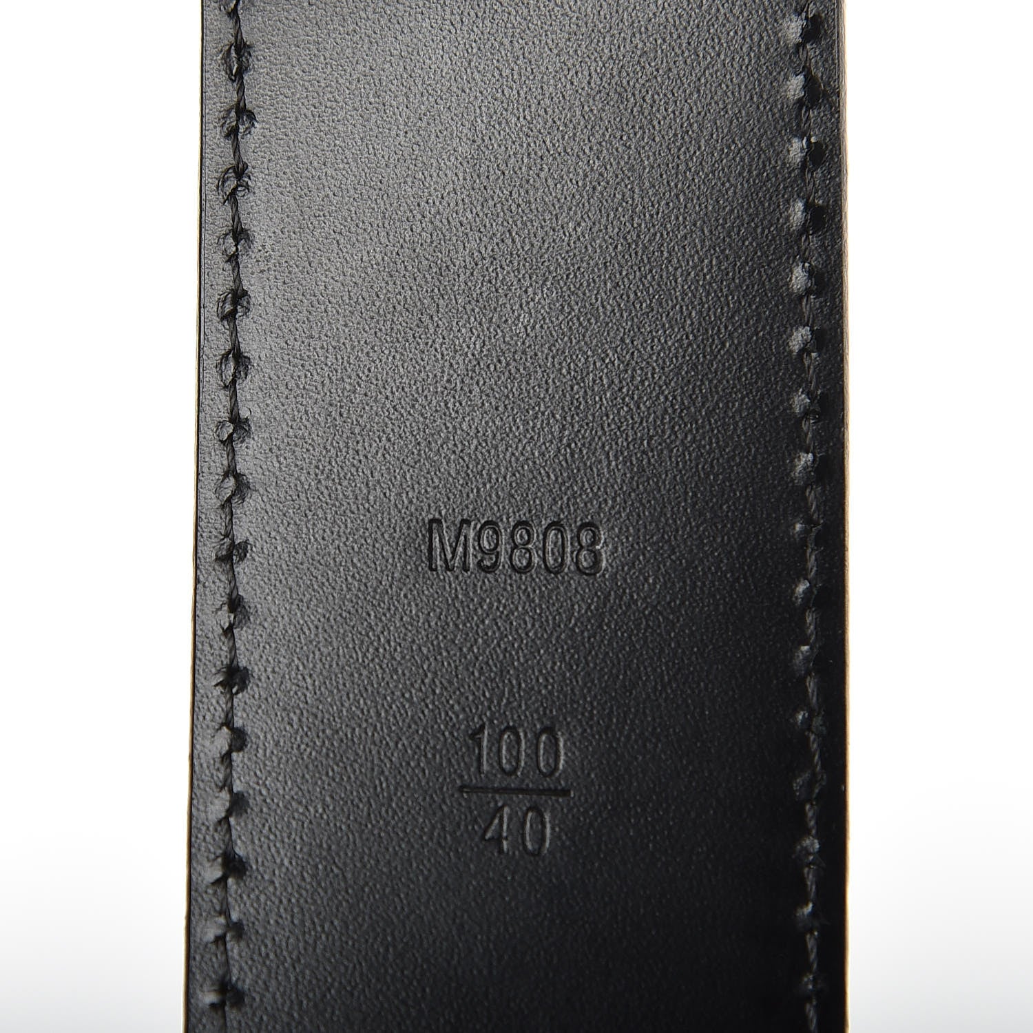 Louis Vuitton Damier Graphite LV Initiales Belt 100 40 7 of 8