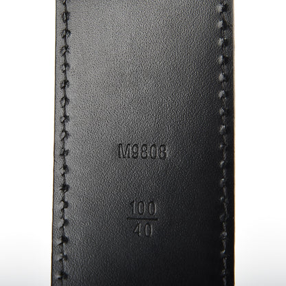 Louis Vuitton Damier Graphite LV Initiales Belt 100 40 7 of 8