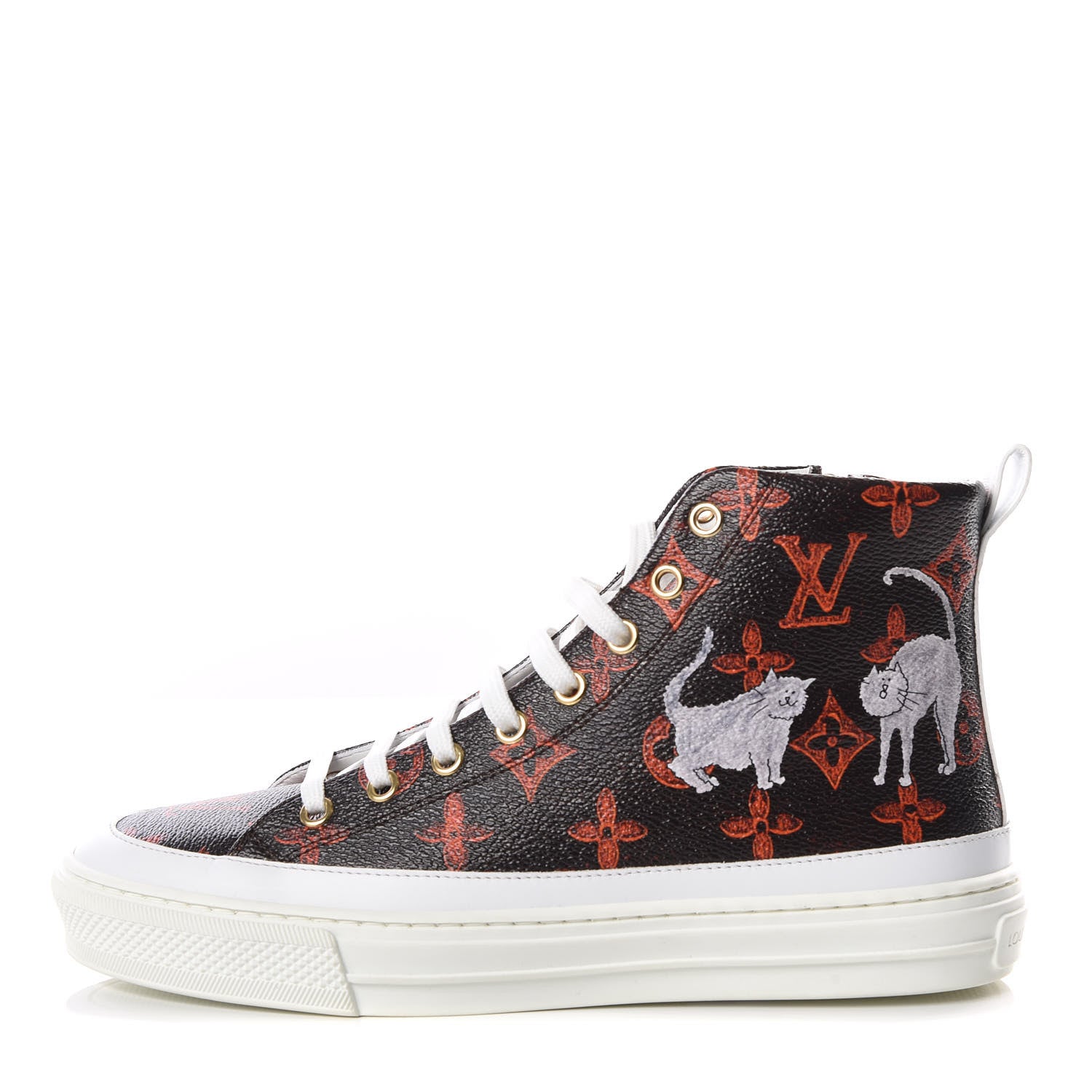 Louis Vuitton Catogram Stellar Sneaker Boots 37 Marron 1 of 9