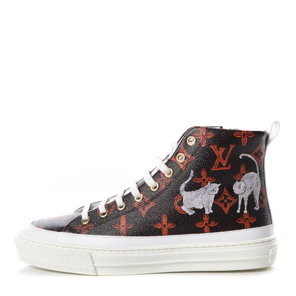 Louis Vuitton Catogram Stellar Sneaker Boots 37 Marron 1 of 9