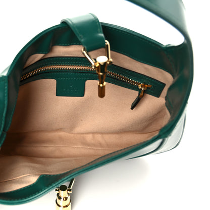 Gucci Boarded Dyana Lux Calfskin Small Jackie 1961 Hobo Emerald 5 of 11