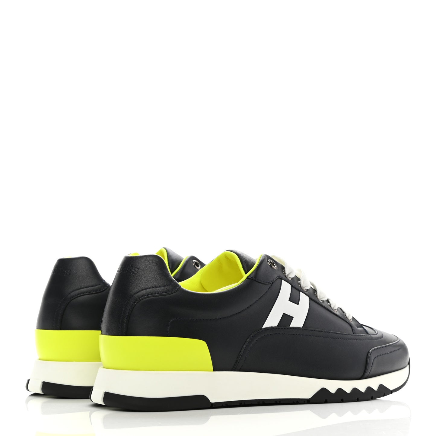 Calfskin Womens Trail Sneakers Black Multicolor