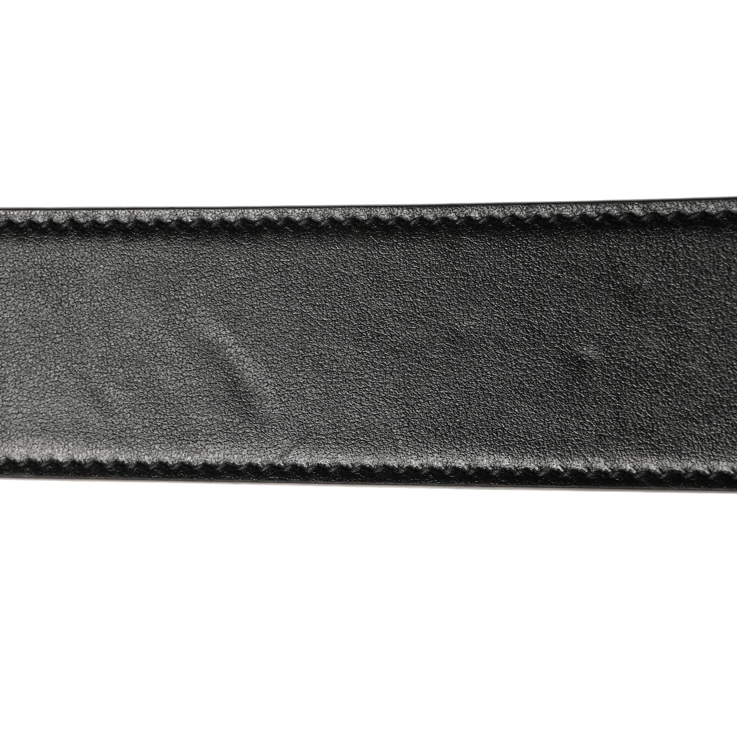 Gucci GG Supreme Monogram Plutone Calfskin Palladium Double G Reversible 37mm Belt 90 36 Beige Ebony Black 6 of 6
