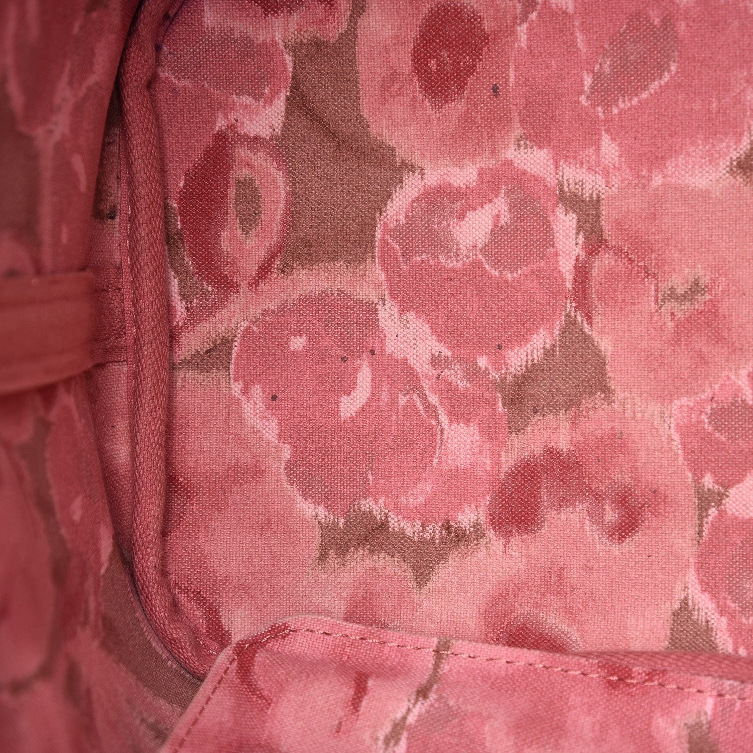 Louis Vuitton Monogram Articles de Voyage Ikat Neverfull MM Rose Velours 9 of 11