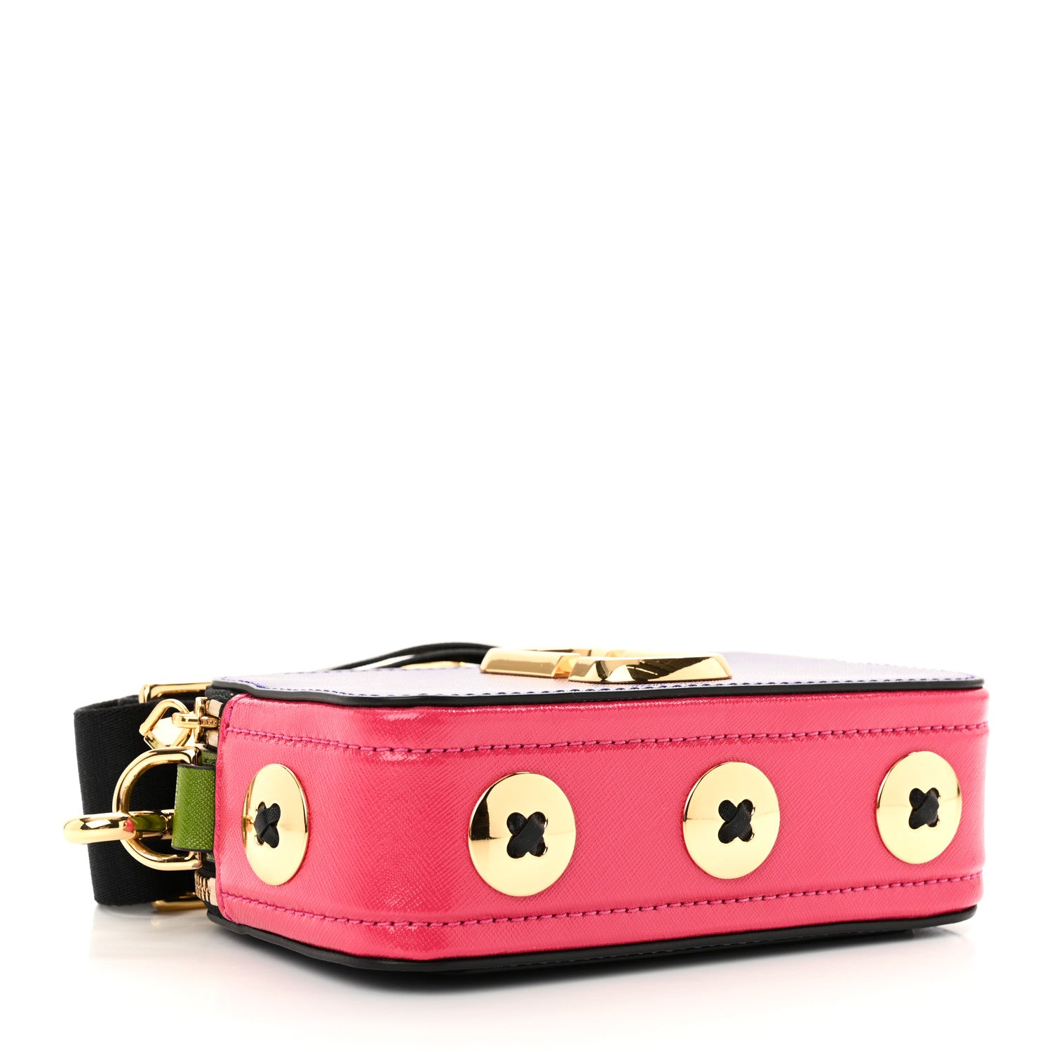 Marc Jacobs Saffino Small Stud Snapshot Camera Bag Violet Multicolor 4 of 10