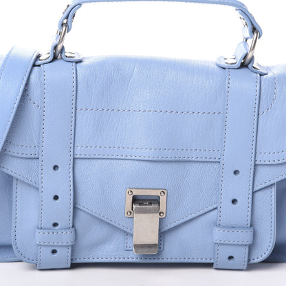 Proenza Schouler Lambskin Tiny PS1 Satchel Paris Sky 8 of 10