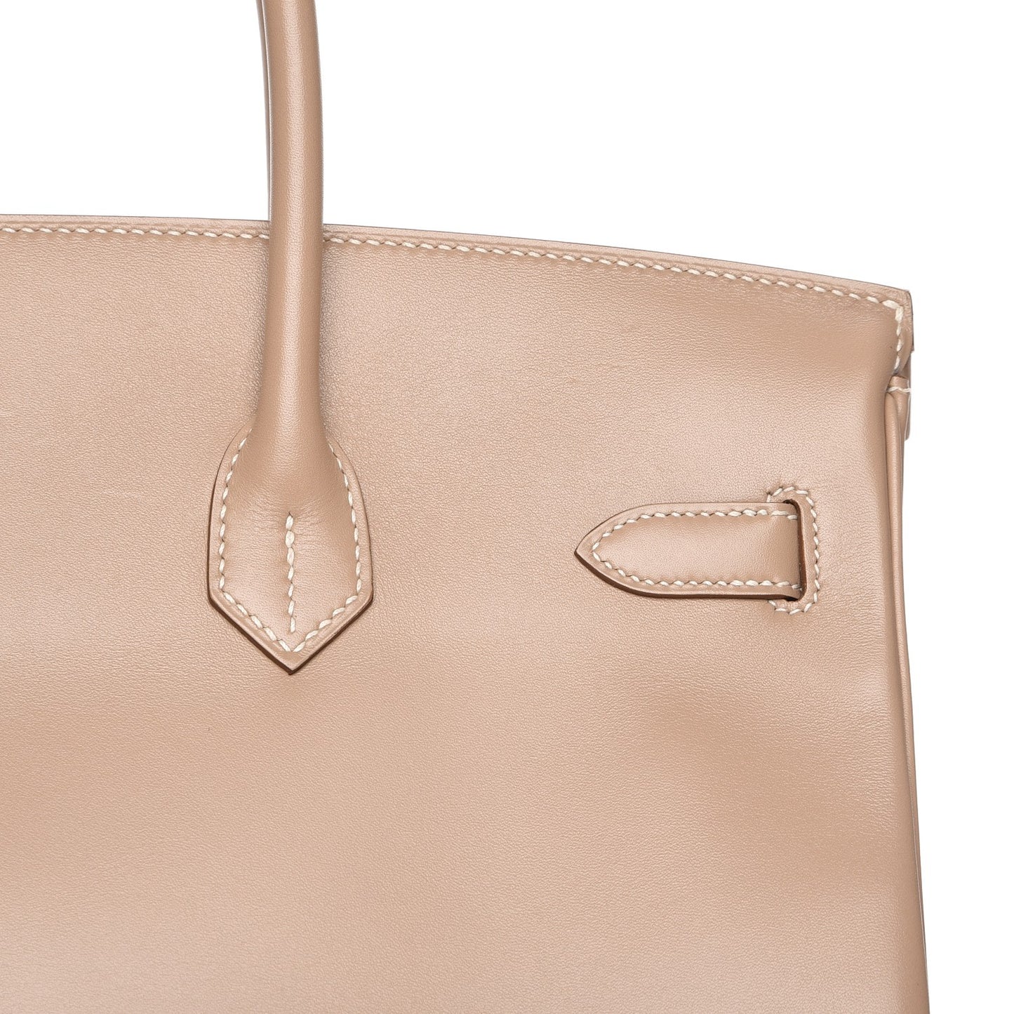 Tadelakt Guilloche Birkin 35 Argile