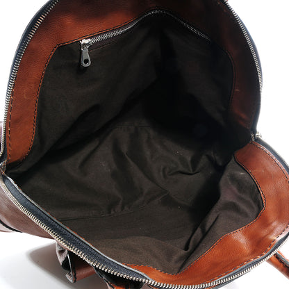 Chloe Leather Edith Dome Bowler Whiskey 5 of 7