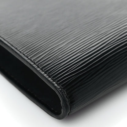 Louis Vuitton Epi Pochette Accessories 24 Black 8 of 10