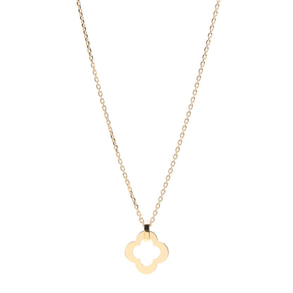 Van Cleef & Arpels 18K Yellow Gold Byzantine Alhambra Pendant Necklace 1 of 5