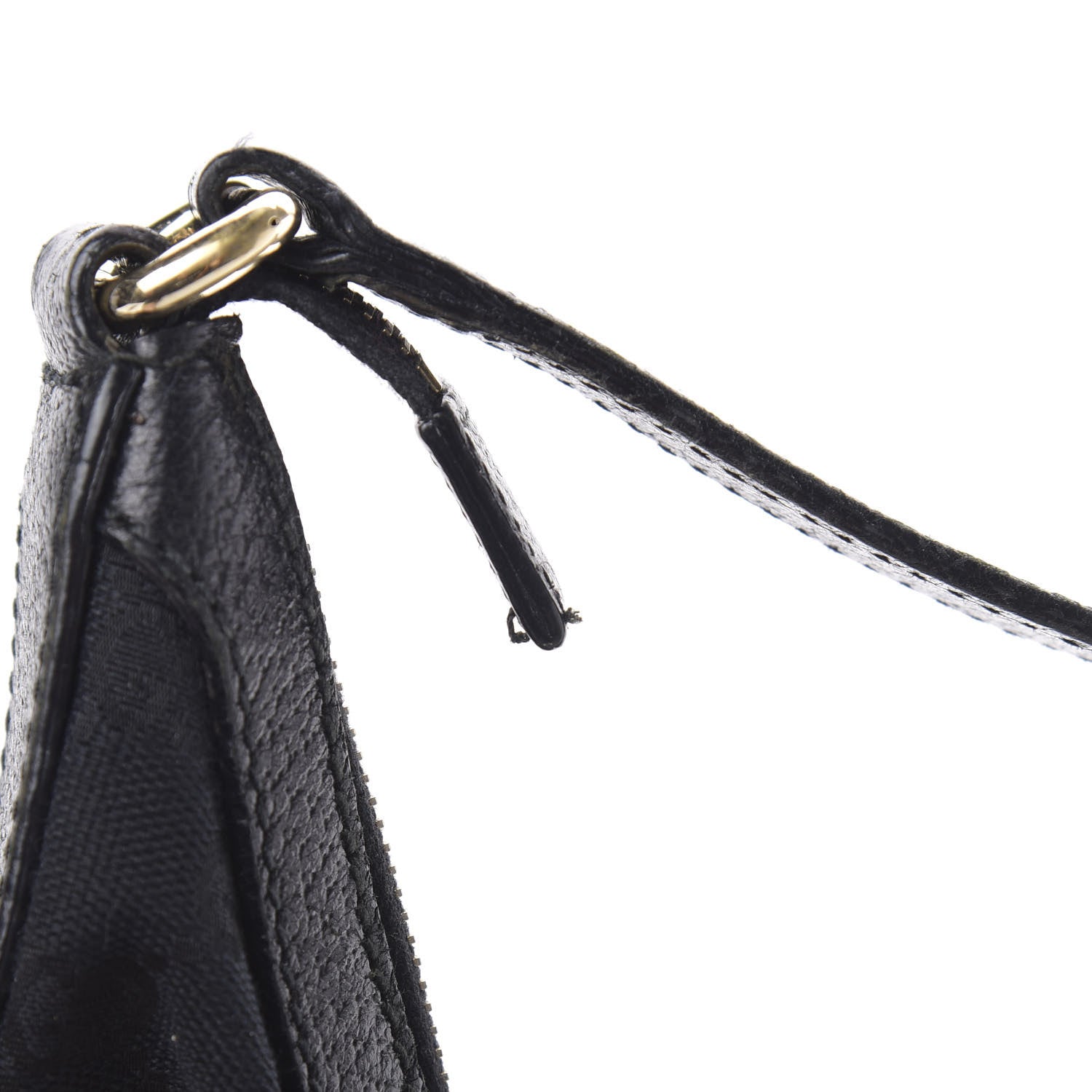 Gucci Monogram Medium Charmy Hobo Black 13 of 14