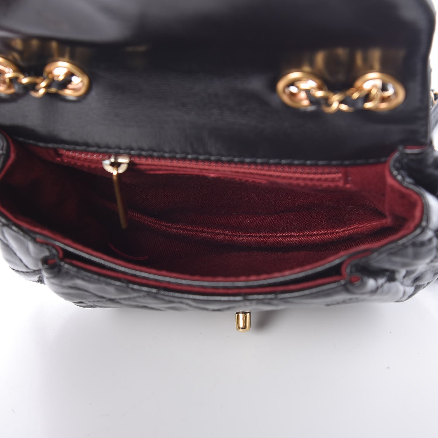 Chanel Aged Calfskin Small Bubble CC Flap Black 5 of 12