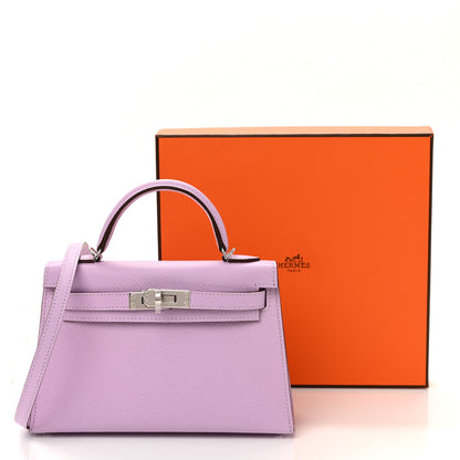 Hermes Epsom Mini Kelly Sellier 20 Guimauve 10 of 10