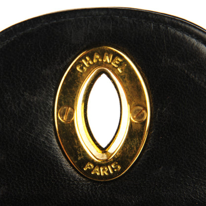 Chanel Lambskin Vertical Quilt Jumbo Flap Black 3 of 11